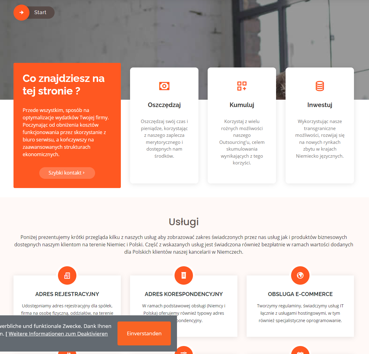 Unternehmenswebseite